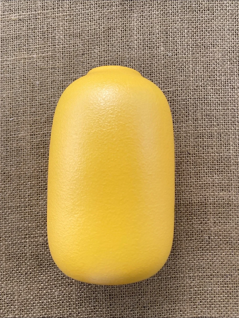 Matte Yellow Ceramic Decorative Vase  Orange peel 🍊 texture